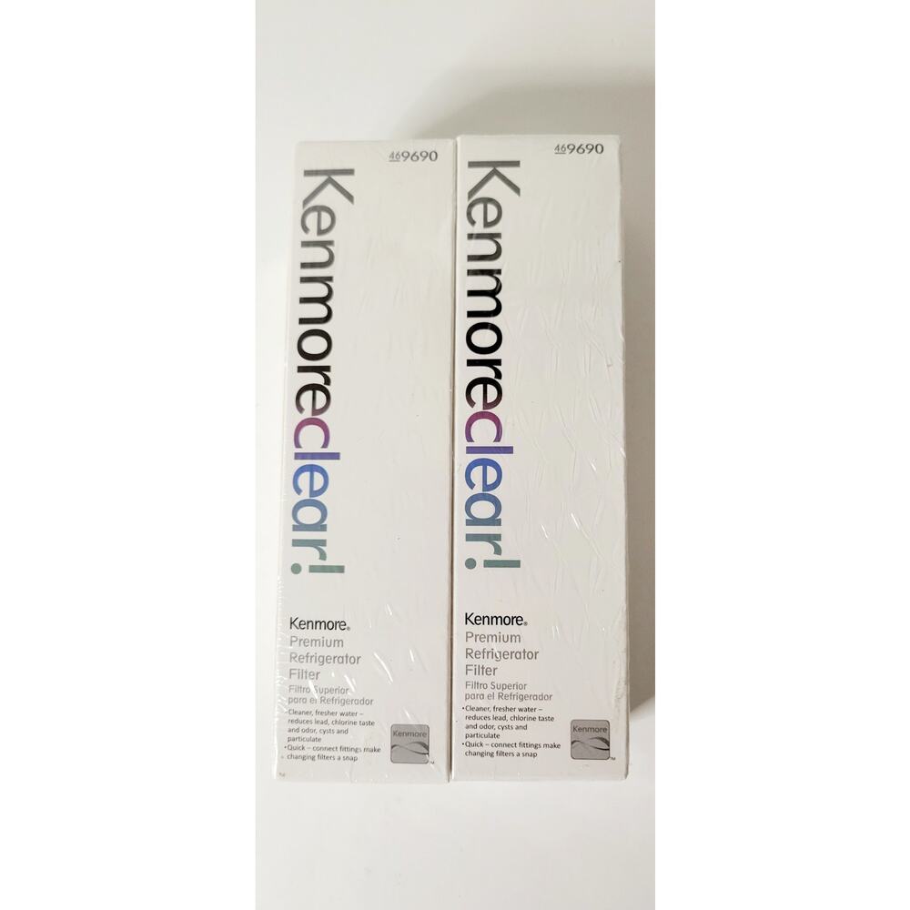 Lot of 2 Genuine 9690 OEM KenmoreClear Premium Refrigerator WaterFilters 46-9690